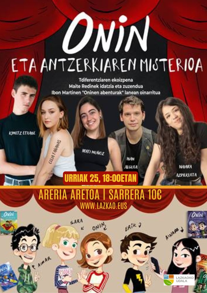 ONIN ETA ANTZERKIAREN MISTERIOA kartela