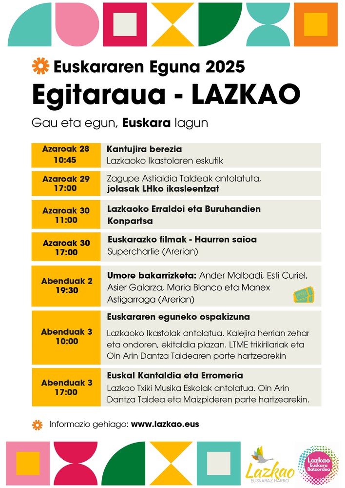 EUSKARAREN EGUNA 2025