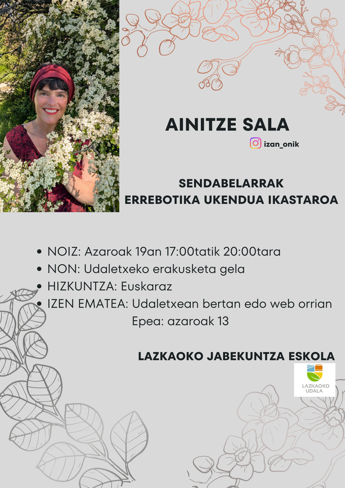 SENDABELARRAK ERREBOTIKA UKENDUA AZAROA