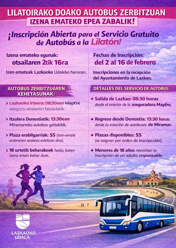 LILATOIA autobus zerbitzua