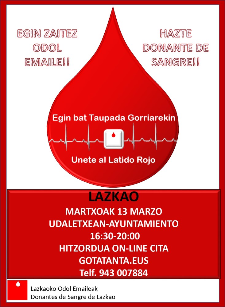 Odol ematea LAZKAO MARTXOA