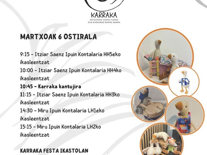 Karraka Festa, Pilota Txapelketa, III. Trikiti Jaialdia eta zinema saioek osatuko dute Lazkaoko kultur agenda